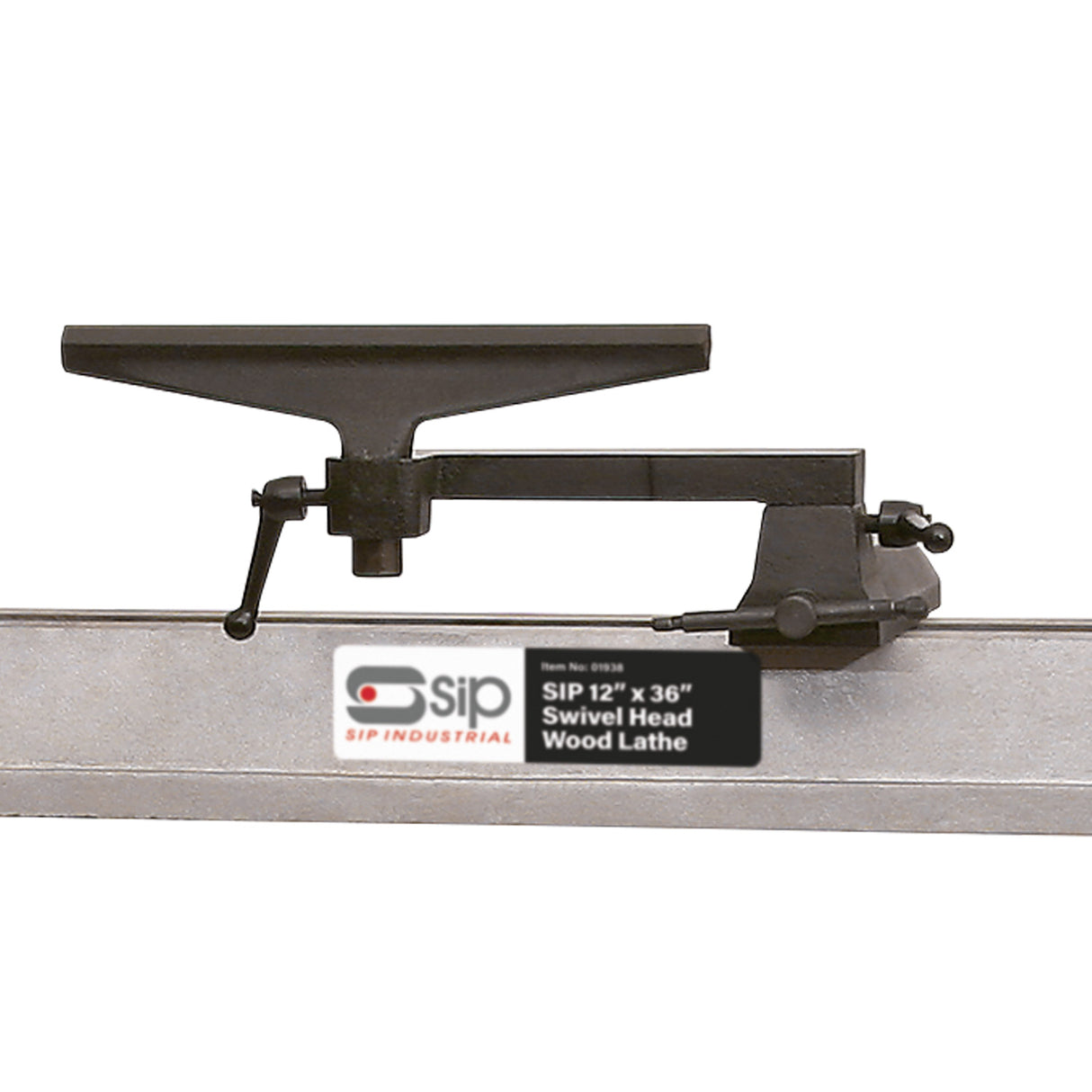 SIP 12"x36" Wood Lathe with Swivel Head & 2000rpm Speed - 01938