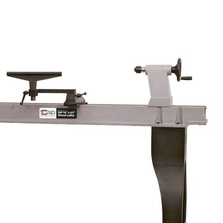 SIP 14"x43" Wood Lathe with Variable Speed & Cast Iron Bed - 01940