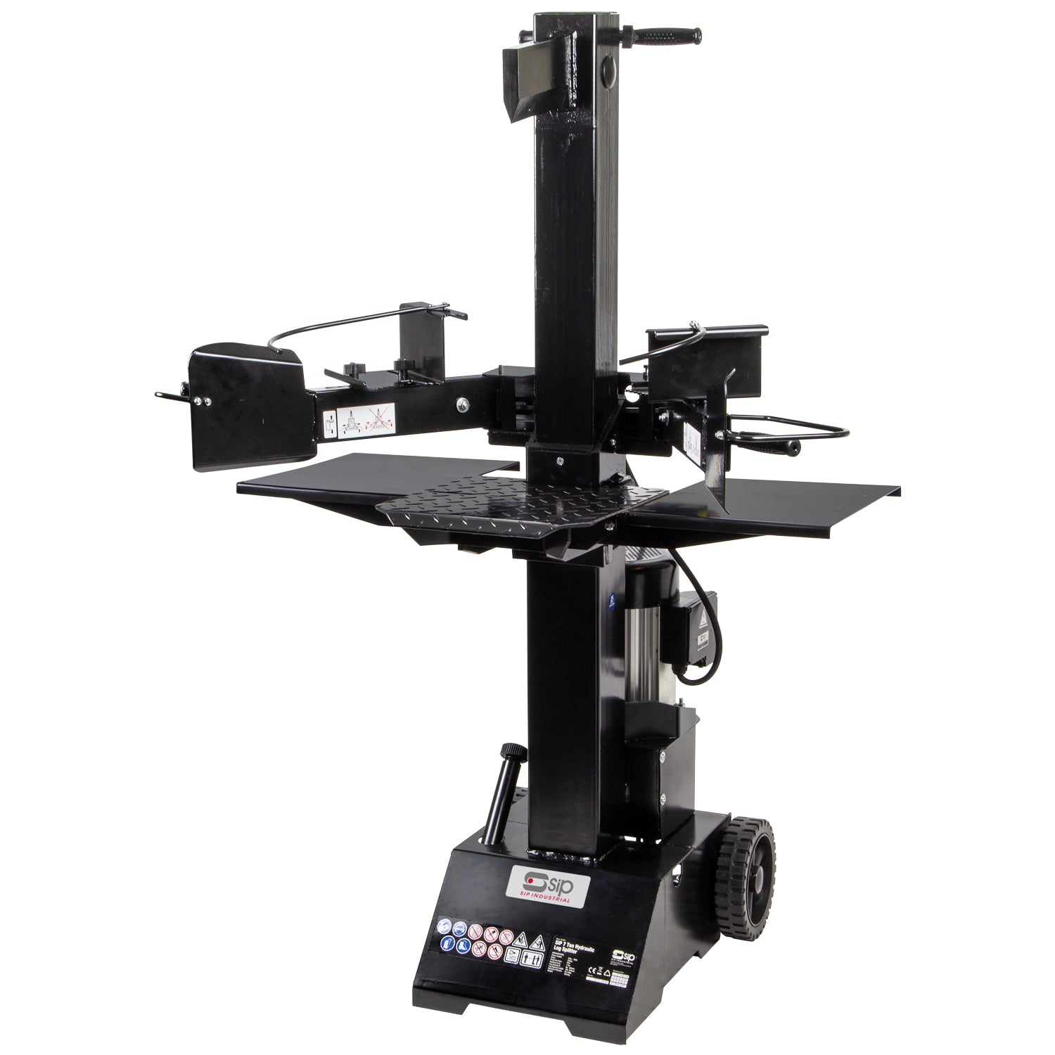 SIP 7 TON Electric Log Splitter with Ram Lock & Wheels – 01978