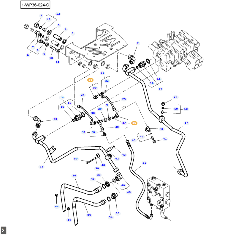 AGCO Elbow Union Durable Connector for Agricultural Machinery | AG-3011083X91