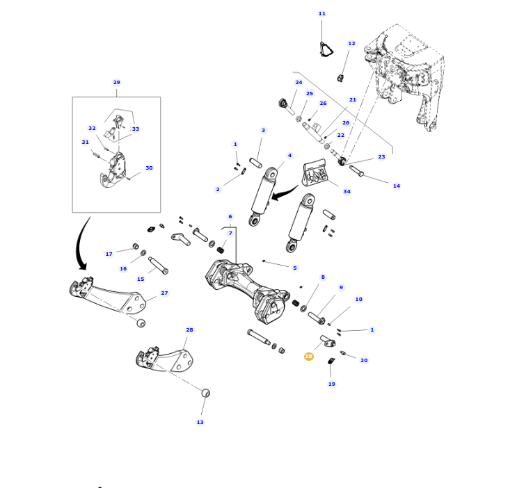 AGCO | Clevis Pin | AG-Acw098937B