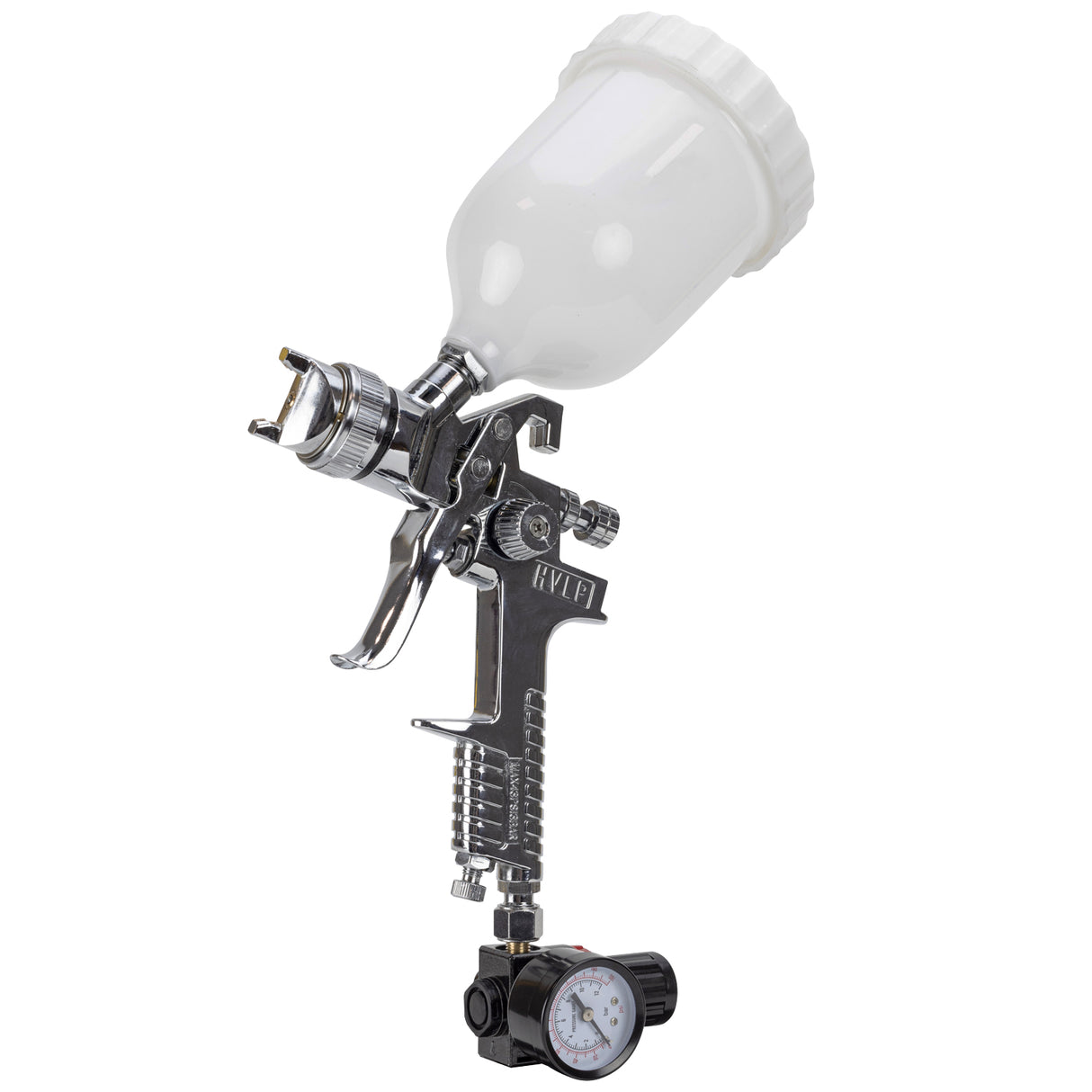 SIP 14mm HVLP Spray Gun with 600ml Cup & Regulator – 02138