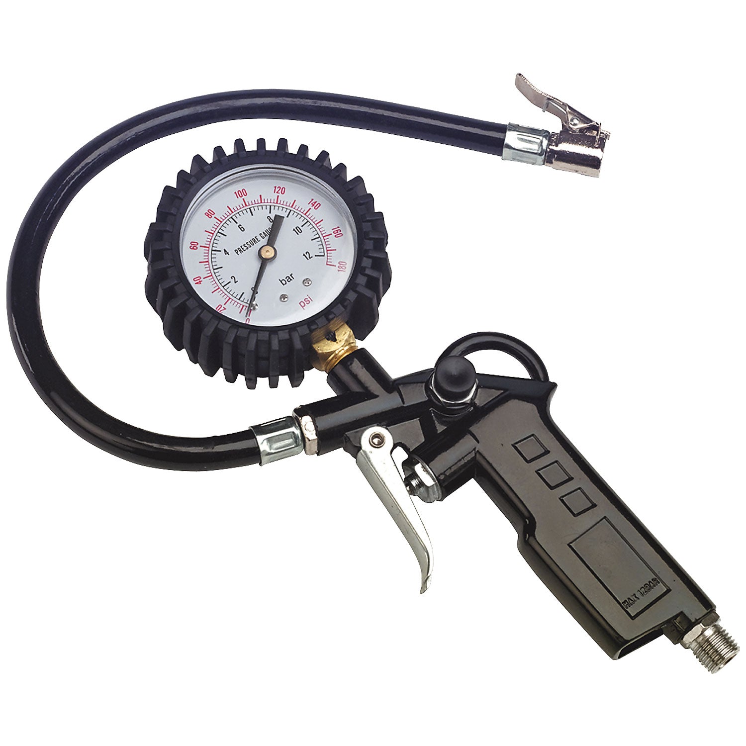 SIP Tyre Inflator with Gauge & Flexible Hose – 02142