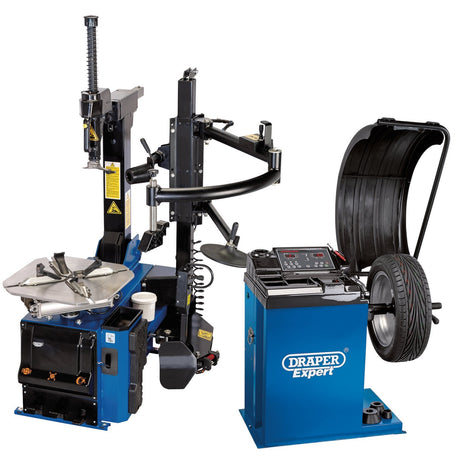 Draper Tyre Changer With Assist Arm And Wheel Balancer Kit - TC200/WB200 - Farming Parts