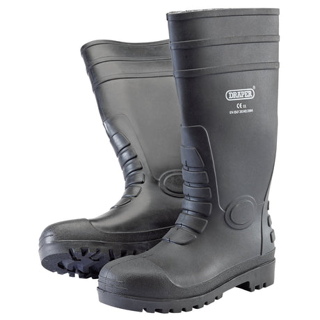 Draper Safety Wellington Boots, Size 7, S5 - SWB/C - Farming Parts