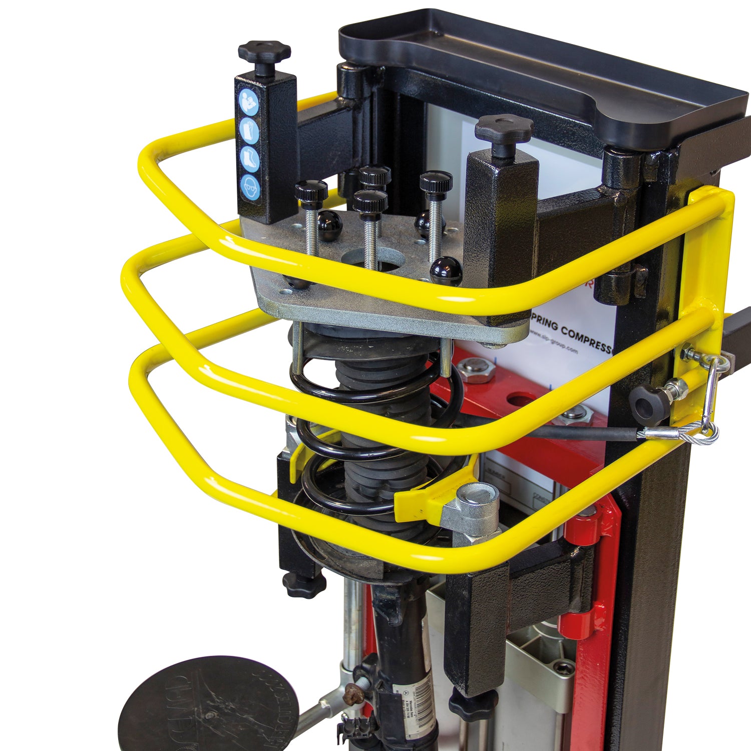 SIP Pneumatic Coil Spring Compressor with Safety Cage SIP-03661