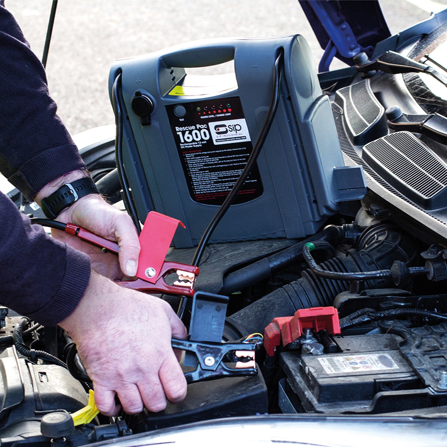 SIP Rescue Pac 1600 Jump Starter 12v 1600A Compact Booster SIP-03936