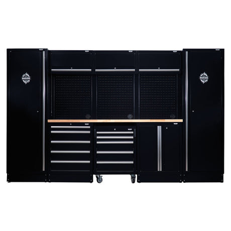 Draper Bunker&#174; Modular Storage Combo With Hardwood Worktop (16 Piece) - MS400COMBO/16A - Farming Parts