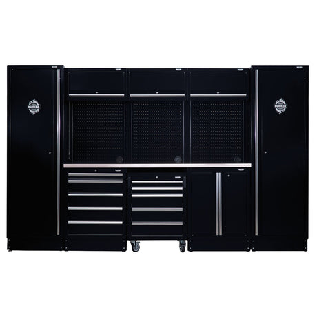Draper Bunker&#174; Modular Storage Combo With Stainless Steel Worktop (16 Piece) - MS400COMBO/16B - Farming Parts