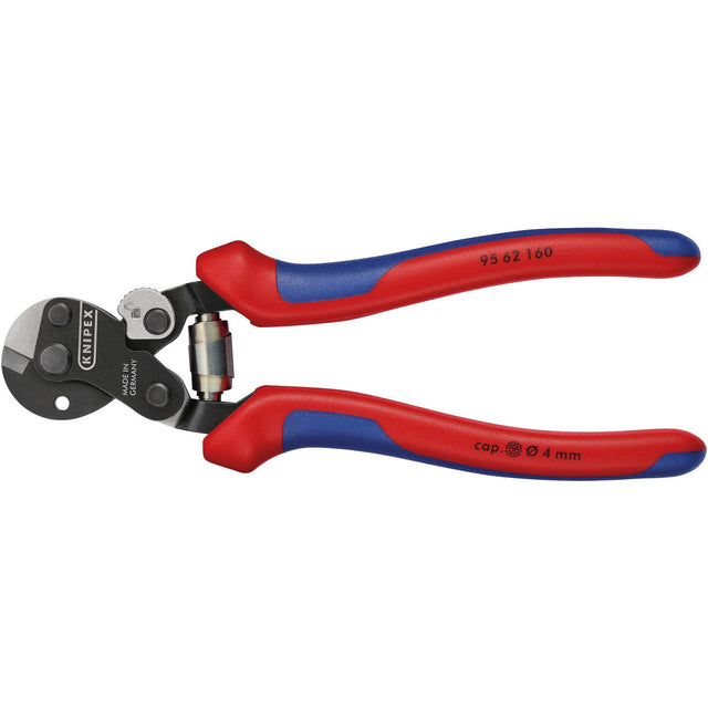 Draper Knipex Wire Rope Cutters With Heavy Duty Handles, 160mm - 95 62 160 SB - Farming Parts