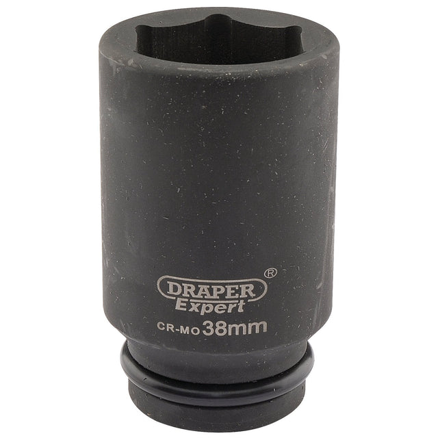Draper Expert Hi-Torq® 6 Point Deep Impact Socket, 3/4" Sq. Dr., 38mm - 419D-MM - Farming Parts