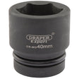 Draper Expert Hi-Torq® 6 Point Impact Socket, 1" Sq. Dr., 40mm - 425-MM - Farming Parts