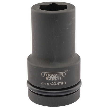 Draper Expert Hi-Torq&#174; 6 Point Deep Impact Socket, 1" Sq. Dr., 25mm - 425D-MM - Farming Parts