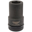 A 27mm Draper Expert Hi-Torq® 6 Point Deep Impact Socket, 1" Sq. Dr., made from durable chrome molybdenum by Draper.