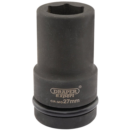 Draper Expert Hi-Torq&#174; 6 Point Deep Impact Socket, 1" Sq. Dr., 27mm - 425D-MM - Farming Parts