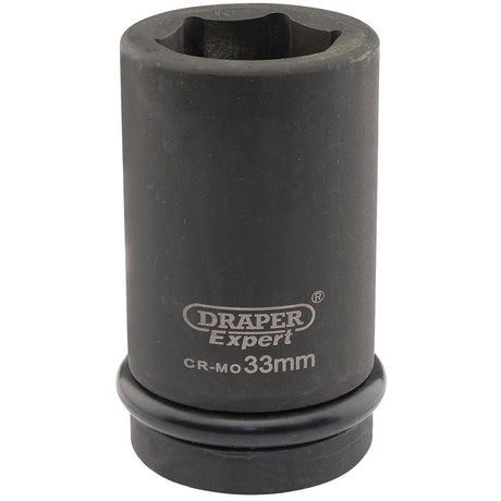 Draper Expert Hi-Torq&#174; 6 Point Deep Impact Socket, 1" Sq. Dr., 33mm - 425D-MM - Farming Parts