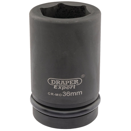 Draper Expert Hi-Torq&#174; 6 Point Deep Impact Socket, 1" Sq. Dr., 36mm - 425D-MM - Farming Parts