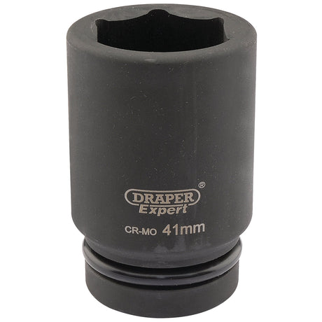 Draper Expert Hi-Torq&#174; 6 Point Deep Impact Socket, 1" Sq. Dr., 41mm - 425D-MM - Farming Parts
