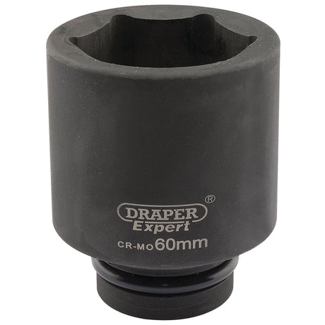 Draper Expert Hi-Torq&#174; 6 Point Deep Impact Socket, 1" Sq. Dr., 60mm - 425D-MM - Farming Parts
