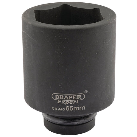 Draper Expert Hi-Torq&#174; 6 Point Deep Impact Socket, 1" Sq. Dr., 65mm - 425D-MM - Farming Parts