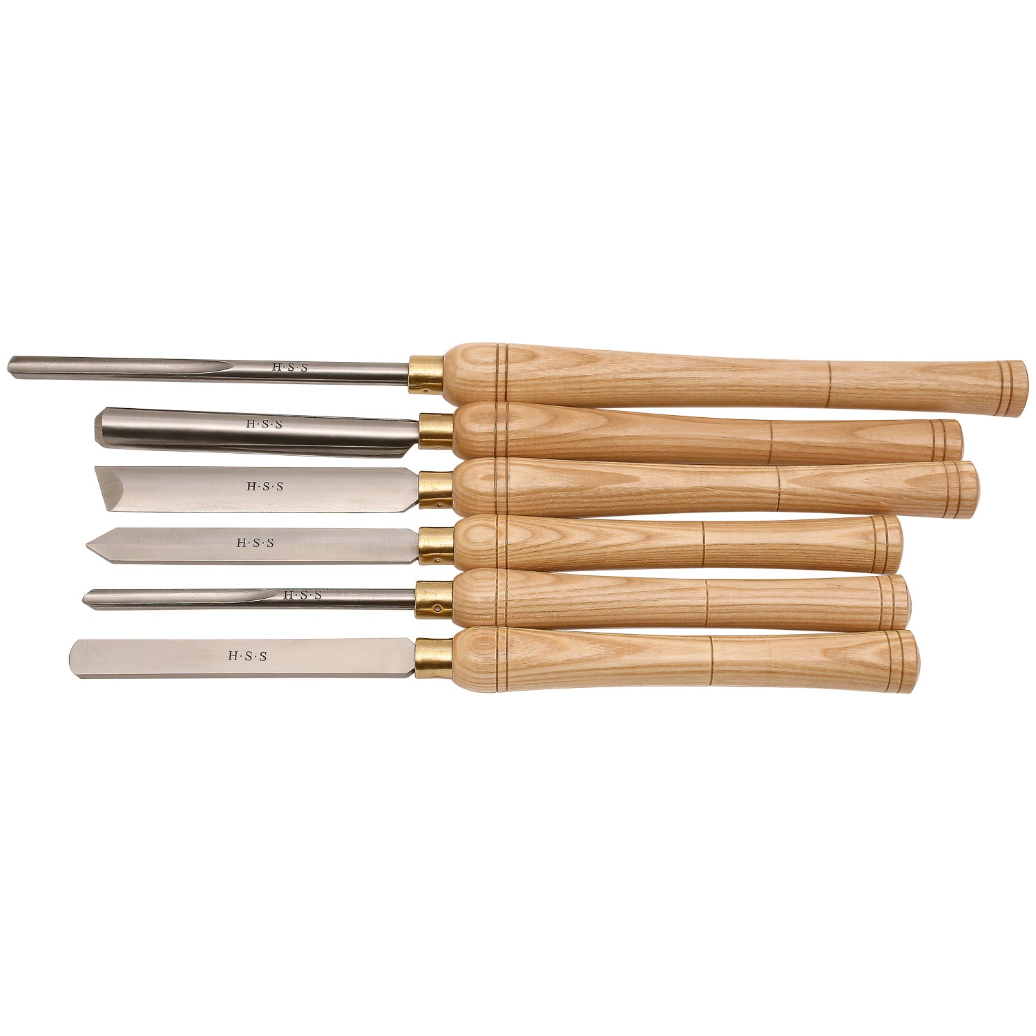 SIP 6pc Wood Lathe Chisel Set with Case | Woodturning Tools 06857