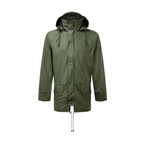 Fort Airflex Breathable PU Waterproof Jacket Olive Green - Farming Parts