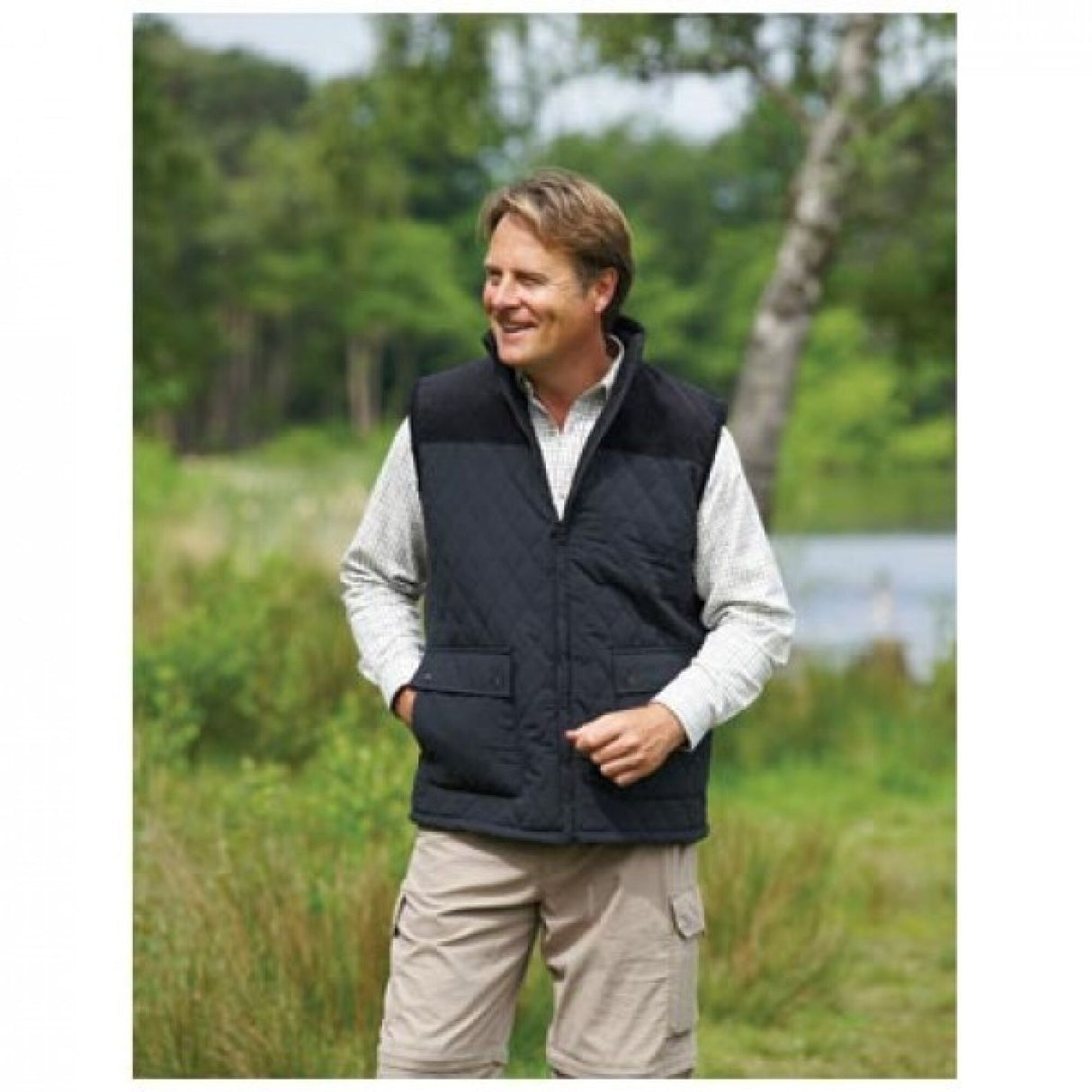 Country Estate Arundel Quilted Bodywarmer Black - Farming Parts