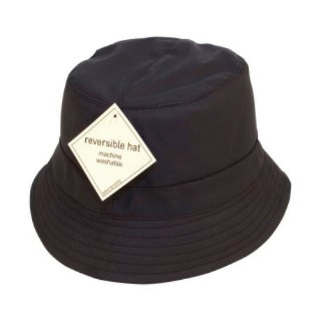 Showerproof Reversible Bush Hat Black - Farming Parts