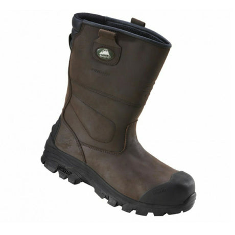 Rockfall Texas Waterproof S3 Safety Rigger Boot Brown - Farming Parts