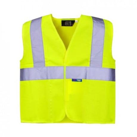 Hi-Vis Reflective Junior Vest Yellow - Farming Parts