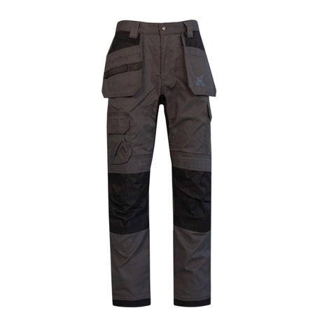 Xpert Core Stretch Work Trouser Grey/Black - Farming Parts