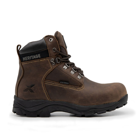 Xpert Heritage Legend S3 Safety Boot Brown - Farming Parts