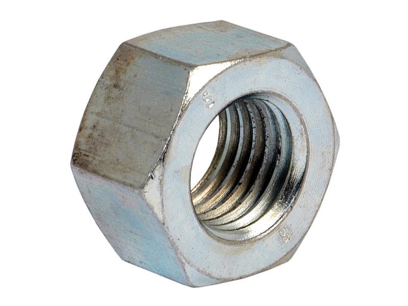 Sparex Imperial Hexagon Nut 1-1/8" UNC High Tensile Steel 8.8 | S.1016