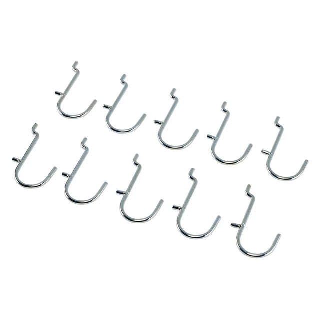 Draper Metal J-Hooks For Back Panel/Pegboard (Pack Of 10) - AMS400-JH - Farming Parts
