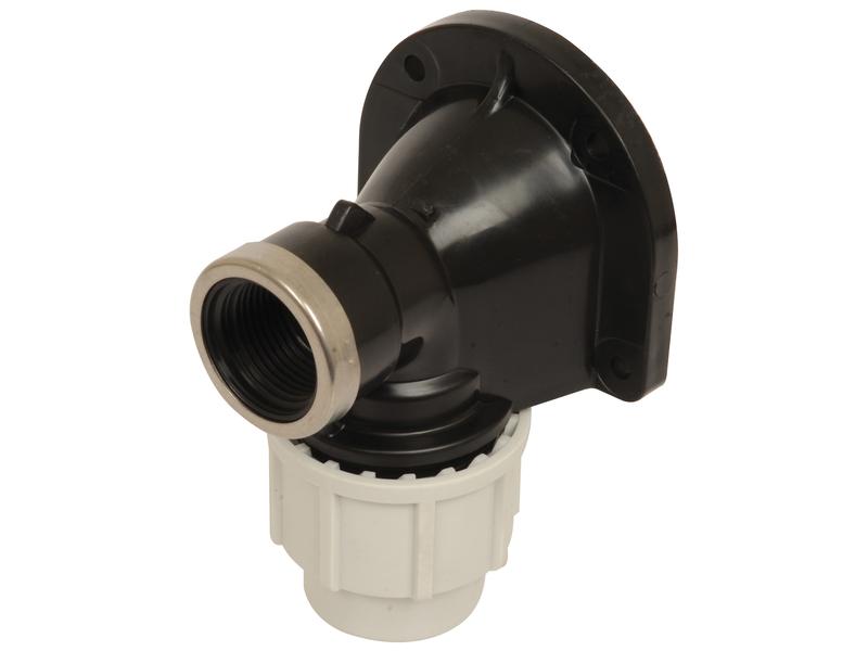 Sparex Wall Plate Elbow 25mm x 3/4 Durable Water Pipe Connector | S.106918