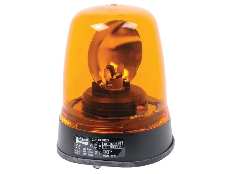 Sparex Beacon Halogen Amber Rotating Low Profile Light | S.11202