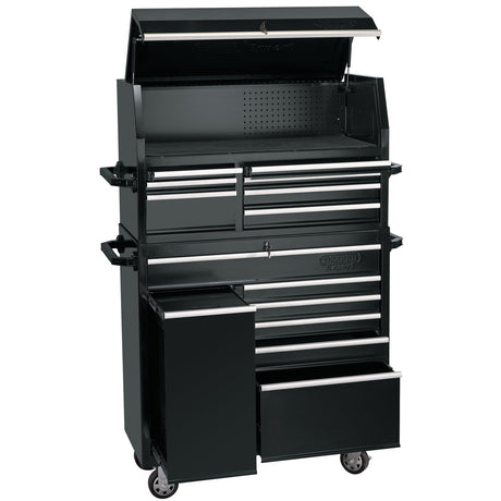 Draper Combined Roller Cabinet And Tool Chest, 13 Drawer, 42" - DTKTC7C/RC6LC - Farming Parts