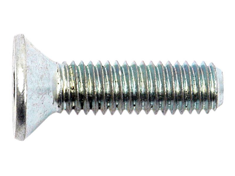 Sparex Countersunk Hex Socket Screw M8x30mm Self Colour Bolt | S.11802