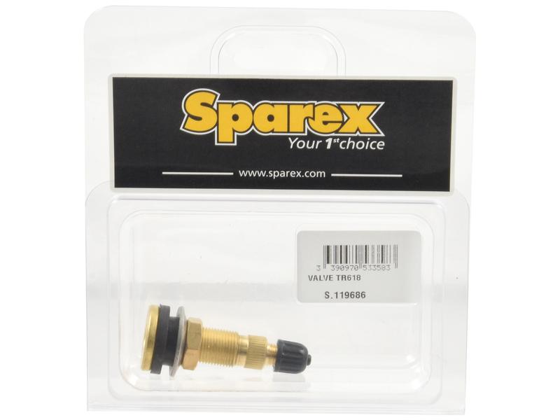 Sparex Agripak Valve TR618 Durable Tubeless Tyre Replacement | S.119686