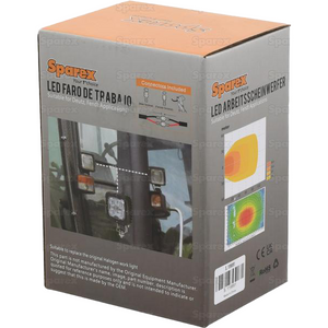 Fendt 400/700/800 Com 3 LED Work Light Kit Complete - Farming Parts