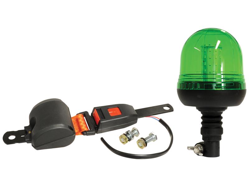 LED Beacon & Seat Belt Kit Green 1224V Flexible Pin | Sparex S.119893