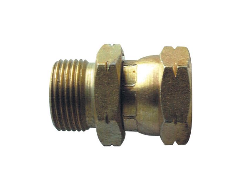 Sparex Hydraulic Adaptor M20 x 1.50 Metric Male x M18 x 1.50 Metric Swivel Female | S.11990 - Product Image 1