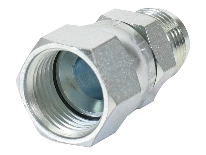 Sparex Hydraulic Adaptor 3/4'' JIC Male x 7/8'' JIC Swivel Female | S.12001 - Product Image 1