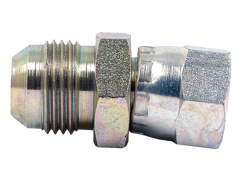 Sparex Hydraulic Adaptor 7/8'' JIC Male x 3/4'' JIC Swivel Female | S.12002 - Product Image 1