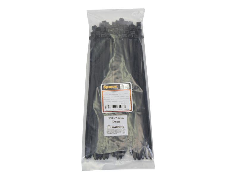 Sparex Cable Tie - Non Releasable, 270mm x 7.6mm | S.12026200 - Product Image 2
