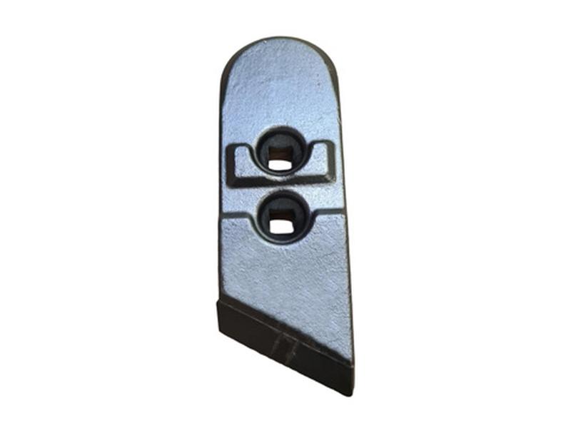 Sparex Carbide Reversible Plough Point, type Kverneland. Hole spacing: 40mm (RH) To fit as: 053090 | S.12026260 - Product Image 1