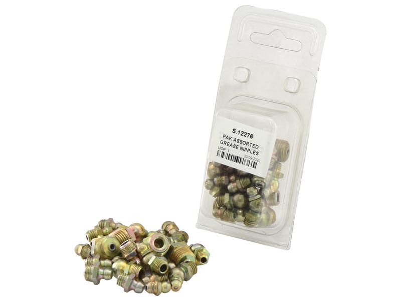 Sparex Grease Nipples 24-Piece Imperial Assortment Kit | S.12276
