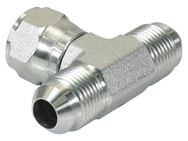 Sparex Hydraulic Tee Piece 3/4'' JIC Male x 3/4'' JIC Male x 3/4'' JIC Swivel Female | S.12995 - Product Image 2