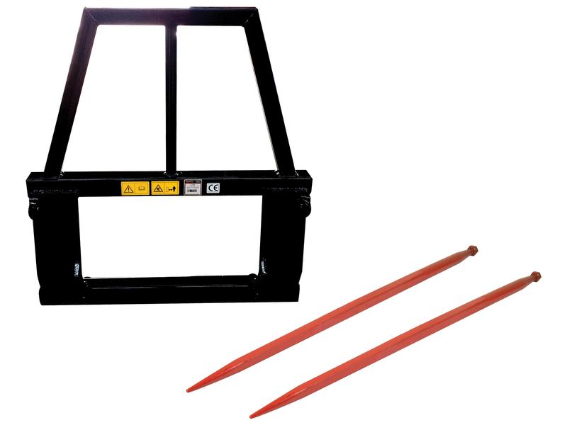 Sparex High Back Bale Frame with 2x M28 1250mm SHW Tines | S.135917