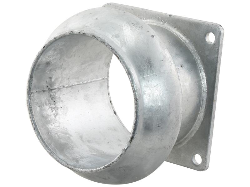 Coupling with Square Flange - Male 6'' (159mm) x (150mm) (Galvanised) - Sparex Part No. S.136627